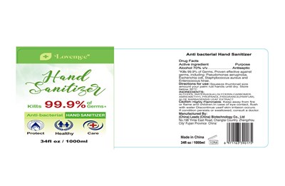 1000ml (1000ml Hand Sanitizer Label 00)